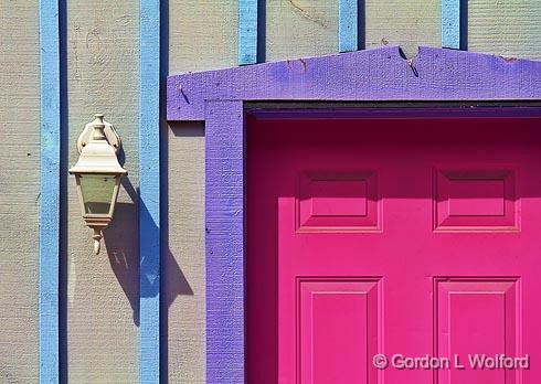 Pink Door_08283.jpg - Photographed at Merrickville, Ontario, Canada.